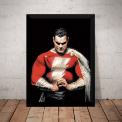 Quadro Dc Shazam capitão Marvel Hq Arte De Alex Ross