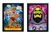 2 QUADROS A4 He-Man X Esqueleto Pop Arte Grayskull