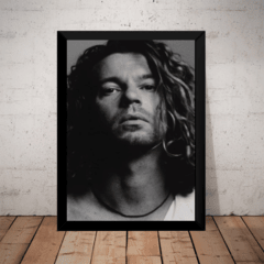 Quadro Foto Michael Hutchence Inxs Poster Moldurado