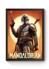 Poster Com Moldura A3 The Mandalorian