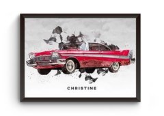 Quadro Carros Iconicos Christine Poster Moldurado