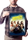 Quadro Decorativo Serie Brooklyn 99 Poster Moldurado