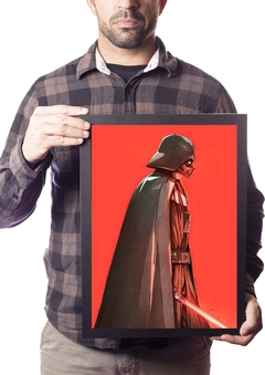 Poster Com Moldura A3 Darth Vader