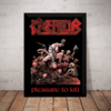 Quadro Banda Kreator Pleasure To Kill, Thrash Metal Grande