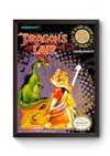 Quadro Capa Dragon's Lair Nintendinho Poster Moldurado