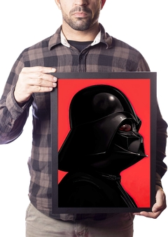 Poster com Moldura A3 Star Wars Darth Vader