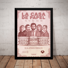 Quadro Decorativo Serie La Casa De Papel Arte