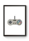 Quadro Arte Controle SNes Poster