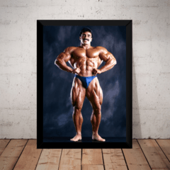 Quadro Decorativo Academia Samir Bannout Fisiculturista