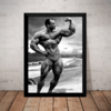 Quadro Decorativo Academia Sergio Oliva Fisiculturista