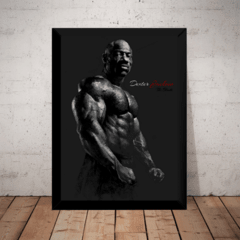 Quadro Decorativo Dexter Jackson Fisiculturista Academia