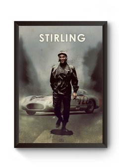 Quadro Car Legends Stirling Poster Moldurado