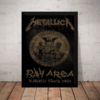 Quadro Metallica Bay Area Poster Com Moldura 44x32cm