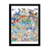 Kit Quadro Decorativo personalizados pokemon 44x32xm