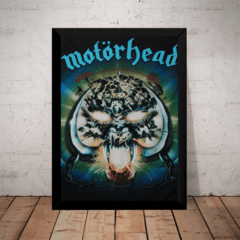 Poster Com Moldura Motorhead Overkill Quadro