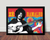 Quadro Musica Z? Ramalho Mpb Arte Poster Moldurado