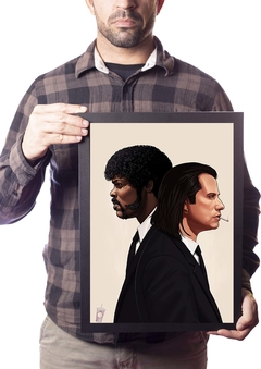 Lindo Quadro Retrato Pulp Fiction