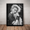 Quadro Musica Madonna Pop Foto Poster Com Moldura