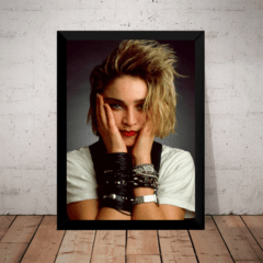 Quadro Musica Madonna Pop Foto Poster Moldurado