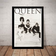 Quadro Banda Queen Rock Poster Moldurado