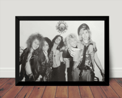Quadro Foto Banda Guns N' Roses Poster Moldurado