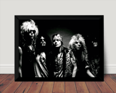 Quadro Banda Guns N' Roses Rock Foto Poster Moldurado