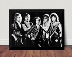 Quadro Scorpions Banda Rock Foto Poster Moldurado