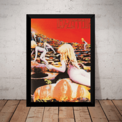 Quadro Led Zeppelin Capa Houses Of The Holy Poster Moldurado