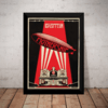 Quadro Banda Led Zeppelin Rock Poster Moldurado