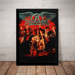Quadro Banda Aerosmith Rock Foto Poster Moldurado