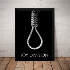 Quadro Banda Joy Division Arte Poster Moldurado
