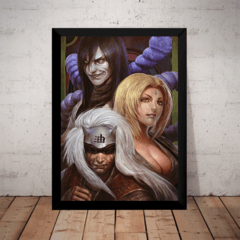 Quadro Anime Naruto Shippuden Legendary Trio Geek Arte