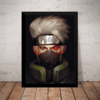 Quadro Kakashi Anime Naruto Shippuden Geek Arte