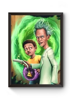 Quadro Arte Rick e Morty Poster