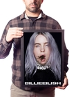 Quadro Decorativo Billie Eilish Foto Tarântula bad guy