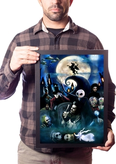 Quadro Clássicos Do Tim Burton Arte Filmes