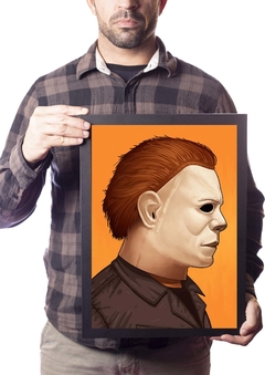 Lindo Quadro Retrato  Michael Myers  Halloween