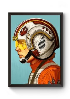 Quadro Arte Star Wars Luke Skywalker Poster