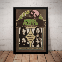 Quadro Banda Pink Floyd Animals Tour 1977 Chicago
