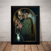 Poster Com Moldura Quadro Decorativo Harry Potter Artistico