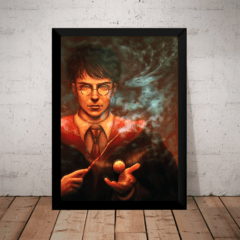 Poster Com Moldura Decorativo Harry Potter Quadro Grande