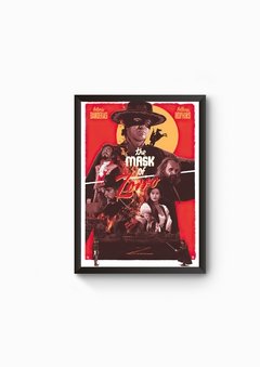 Quadro Poster A Máscara do Zorro