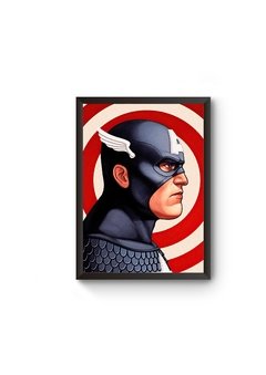 Poster Moldurado Capitão America