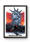 Quadro Arte Fuga de Nova York Poster Moldurado