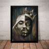 Quadro Rap Hip Hop Arte Notorious Big & Tupac 2pac