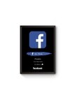 Poster Moldurado Cenario Facebook Placa Comemorativa Quadro