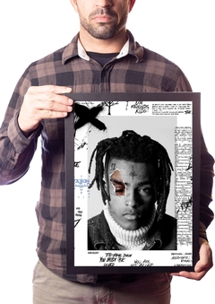 Quadro Decorativo XXXTENTACION Foto Arte Moldurada