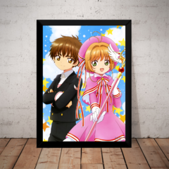 Quadro Anime Cardcaptor Sakura Geek Poster Moldurado