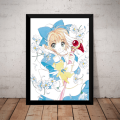 Quadro Anime Sakura Card Captors Poster Moldurado