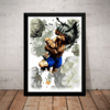 Quadro Sagat Street Fighter Gamer Arte Muay Thai